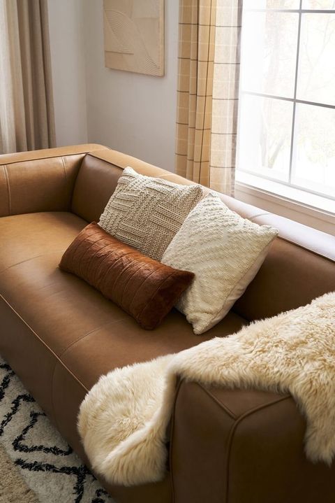 Elevating Your Living Space with the Taylor Light Brown Leather Sofa